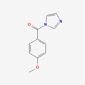 molecular formula C11H10N2O2 B3345325 1-Imidazolyl(4-methoxyphenyl)methanone CAS No. 10364-93-9
