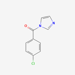 molecular formula C10H7ClN2O B3345329 1-(4-chloro-benzoyl)-1H-imidazole CAS No. 10364-95-1
