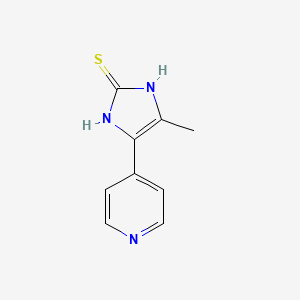 4-(4-Pyridyl)-5-methyl-2-mercaptoimidazole