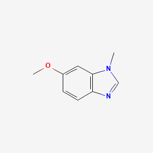 molecular formula C9H10N2O B3345345 6-Methoxy-1-methylbenzimidazole CAS No. 10394-42-0