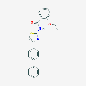 molecular formula C24H20N2O2S B334537 N-[4-(biphenyl-4-yl)-1,3-thiazol-2-yl]-2-ethoxybenzamide 