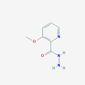 molecular formula C7H9N3O2 B3345392 3-Methoxypyridine-2-carbohydrazide CAS No. 1046156-07-3