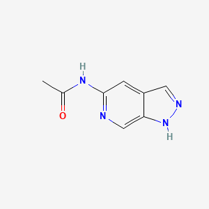 molecular formula C8H8N4O B3345417 N-(1H-Pyrazolo[3,4-c]pyridin-5-yl)acetamide CAS No. 1049672-76-5