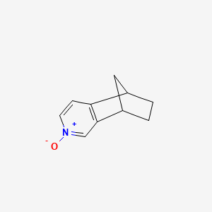 molecular formula C10H11NO B3345440 5,8-Methanoisoquinoline, 5,6,7,8-tetrahydro-, 2-oxide CAS No. 105275-31-8