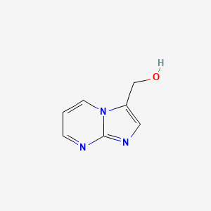molecular formula C7H7N3O B3345527 Imidazo[1,2-a]pyrimidine-3-methanol CAS No. 106012-55-9