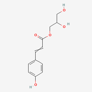 2-Propenoic acid, 3-(4-hydroxyphenyl)-, 2,3-dihydroxypropyl ester, (E)-