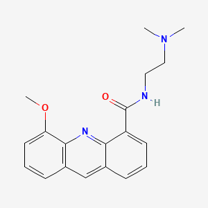molecular formula C19H21N3O2 B3345569 4-Acridinecarboxamide, N-(2-(dimethylamino)ethyl)-5-methoxy- CAS No. 106626-73-7
