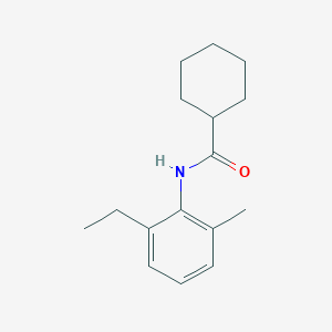 molecular formula C16H23NO B334565 N-(2-ethyl-6-methylphenyl)cyclohexanecarboxamide 