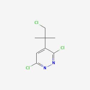 Pyridazine, 3,6-dichloro-4-(2-chloro-1,1-dimethylethyl)-