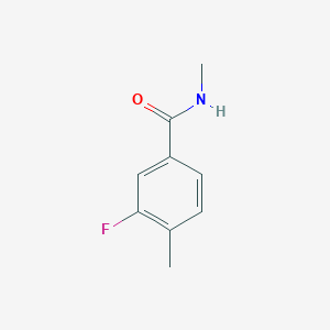 molecular formula C9H10FNO B3345702 3-fluoro-N,4-dimethylbenzamide CAS No. 1090829-74-5