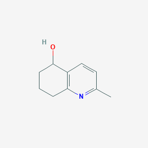 molecular formula C10H13NO B3345722 2-Methyl-5,6,7,8-tetrahydroquinolin-5-ol CAS No. 109753-75-5