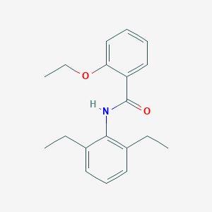 molecular formula C19H23NO2 B334580 N-(2,6-diethylphenyl)-2-ethoxybenzamide 