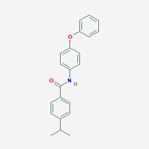 molecular formula C22H21NO2 B334583 4-isopropyl-N-(4-phenoxyphenyl)benzamide 