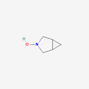 molecular formula C5H9NO B3345868 3-Azabicyclo[3.1.0]hexane, 3-hydroxy- CAS No. 111887-60-6