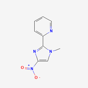2-(1-methyl-4-nitro-1H-imidazol-2-yl)pyridine