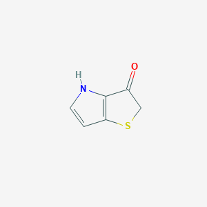 molecular formula C6H5NOS B3345908 2h-Thieno[3,2-b]pyrrol-3(4h)-one CAS No. 1122-08-3