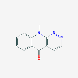 molecular formula C12H9N3O B3345960 Pyridazino[3,4-b]quinolin-5(10H)-one, 10-methyl- CAS No. 112584-63-1