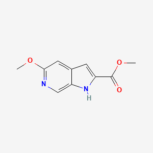 molecular formula C10H10N2O3 B3345991 Methyl 5-methoxy-1H-pyrrolo[2,3-C]pyridine-2-carboxylate CAS No. 1132610-92-4