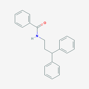 molecular formula C22H21NO B334600 N-(3,3-diphenylpropyl)benzamide 