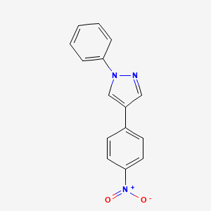 4-(4-Nitrophenyl)-1-phenyl-1H-pyrazole