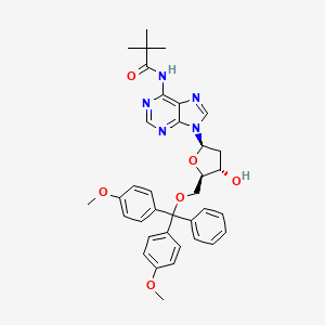 molecular formula C36H39N5O6 B3346136 5'-O-(4,4'-Dimethoxytrityl)-N6-Pivaloyl-2'-deoxyadenosine CAS No. 114745-11-8