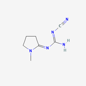 N-Cyano-N'-(1-methyl-2-pyrrolidinylidene)guanidine