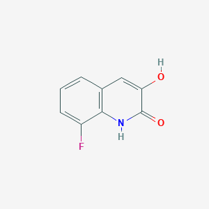 molecular formula C9H6FNO2 B3346196 8-Fluoro-3-hydroxyquinolin-2(1H)-one CAS No. 1159706-28-1