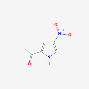 molecular formula C6H6N2O3 B033462 2-Acetyl-4-nitropyrrole CAS No. 32116-24-8