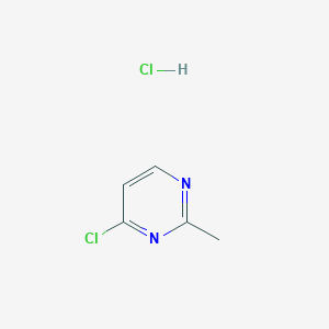 molecular formula C5H6Cl2N2 B3346203 4-Chloro-2-methylpyrimidine hydrochloride CAS No. 1159824-34-6