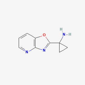 1-(Oxazolo[4,5-b]pyridin-2-yl)cyclopropanamine