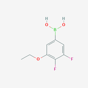 molecular formula C8H9BF2O3 B3346242 3,4-Difluoro-5-ethoxyphenylboronic acid CAS No. 1162261-96-2