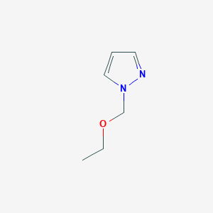 molecular formula C6H10N2O B3346246 1-(ethoxymethyl)-1H-pyrazole CAS No. 116307-87-0