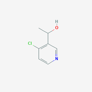 molecular formula C7H8ClNO B3346280 1-(4-Chloropyridin-3-YL)ethanol CAS No. 116922-69-1