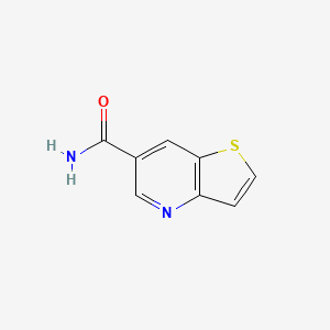 molecular formula C8H6N2OS B3346313 Thieno[3,2-b]pyridine-6-carboxamide CAS No. 117390-41-7