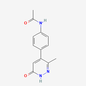 5-(p-Acetylaminophenyl)-6-methyl-3(2H)-pyridazinone