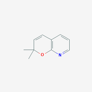 molecular formula C10H11NO B3346354 2,2-Dimethyl-2H-pyrano[2,3-b]pyridine CAS No. 118066-97-0