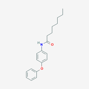 molecular formula C20H25NO2 B334636 N-(4-phenoxyphenyl)octanamide 