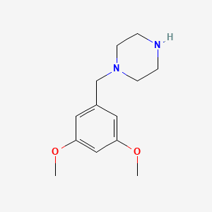 molecular formula C13H20N2O2 B3346418 1-[(3,5-二甲氧基苯基)甲基]哌嗪 CAS No. 118778-74-8