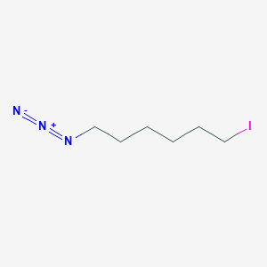 molecular formula C6H12IN3 B3346429 1-Azido-6-iodohexane CAS No. 119137-15-4