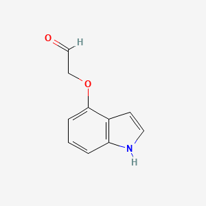 Acetaldehyde, (1H-indol-4-yloxy)-