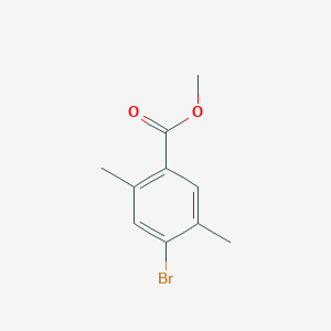 molecular formula C10H11BrO2 B3346449 Methyl 4-bromo-2,5-dimethylbenzoate CAS No. 1195230-23-9