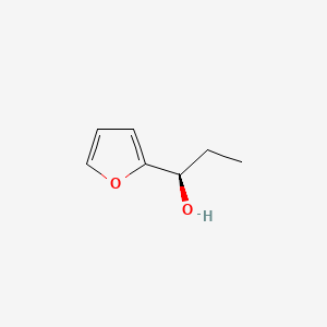 molecular formula C7H10O2 B3346464 2-(1-Hydroxypropyl)furan, (R)- CAS No. 119619-55-5