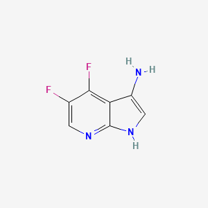 4,5-difluoro-1H-pyrrolo[2,3-b]pyridin-3-amine