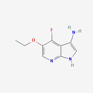 5-ethoxy-4-fluoro-1H-pyrrolo[2,3-b]pyridin-3-amine