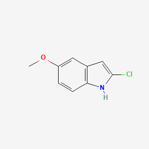 molecular formula C9H8ClNO B3346499 2-chloro-5-methoxy-1H-indole CAS No. 119730-01-7