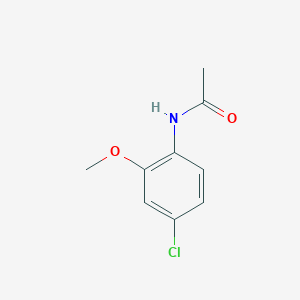 molecular formula C9H10ClNO2 B033465 N-(4-Chloro-2-methoxyphenyl)acetamide CAS No. 86412-57-9