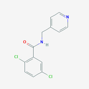 2,5-dichloro-N-(pyridin-4-ylmethyl)benzamide