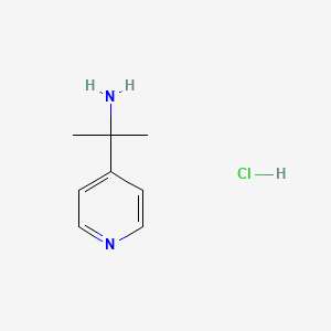 4-Pyridinemethanamine, alpha,alpha-dimethyl-, hydrochloride (1:1)