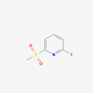 molecular formula C6H6FNO2S B3346580 2-Fluoro-6-(methylsulfonyl)pyridine CAS No. 1207609-64-0