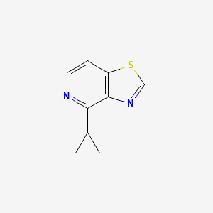 molecular formula C9H8N2S B3346588 4-Cyclopropylthiazolo[4,5-C]pyridine CAS No. 1208989-20-1